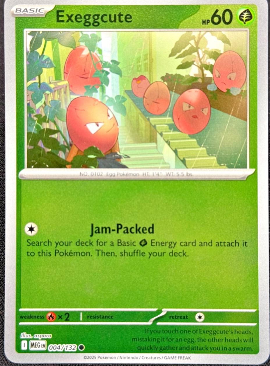 Exeggcute [004/132] - ME01: Mega Evolution (MEG) - Reverse Holofoil