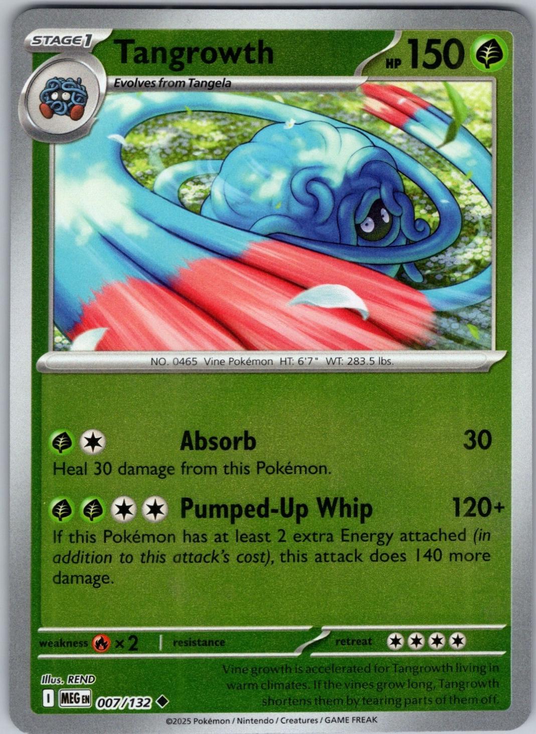 Tangrowth [007/132] - ME01: Mega Evolution (MEG) - Reverse Holofoil
