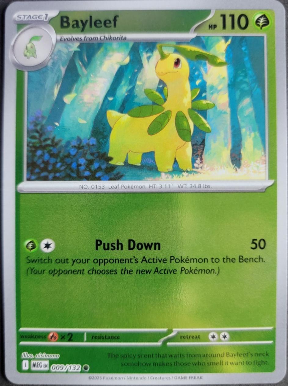 Bayleef [009/132] - ME01: Mega Evolution (MEG) - Reverse Holofoil