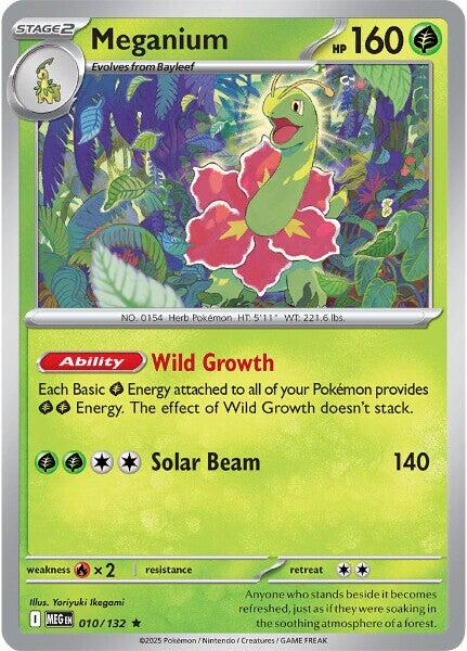 Meganium [010/132] - ME01: Mega Evolution (MEG) - Holofoil
