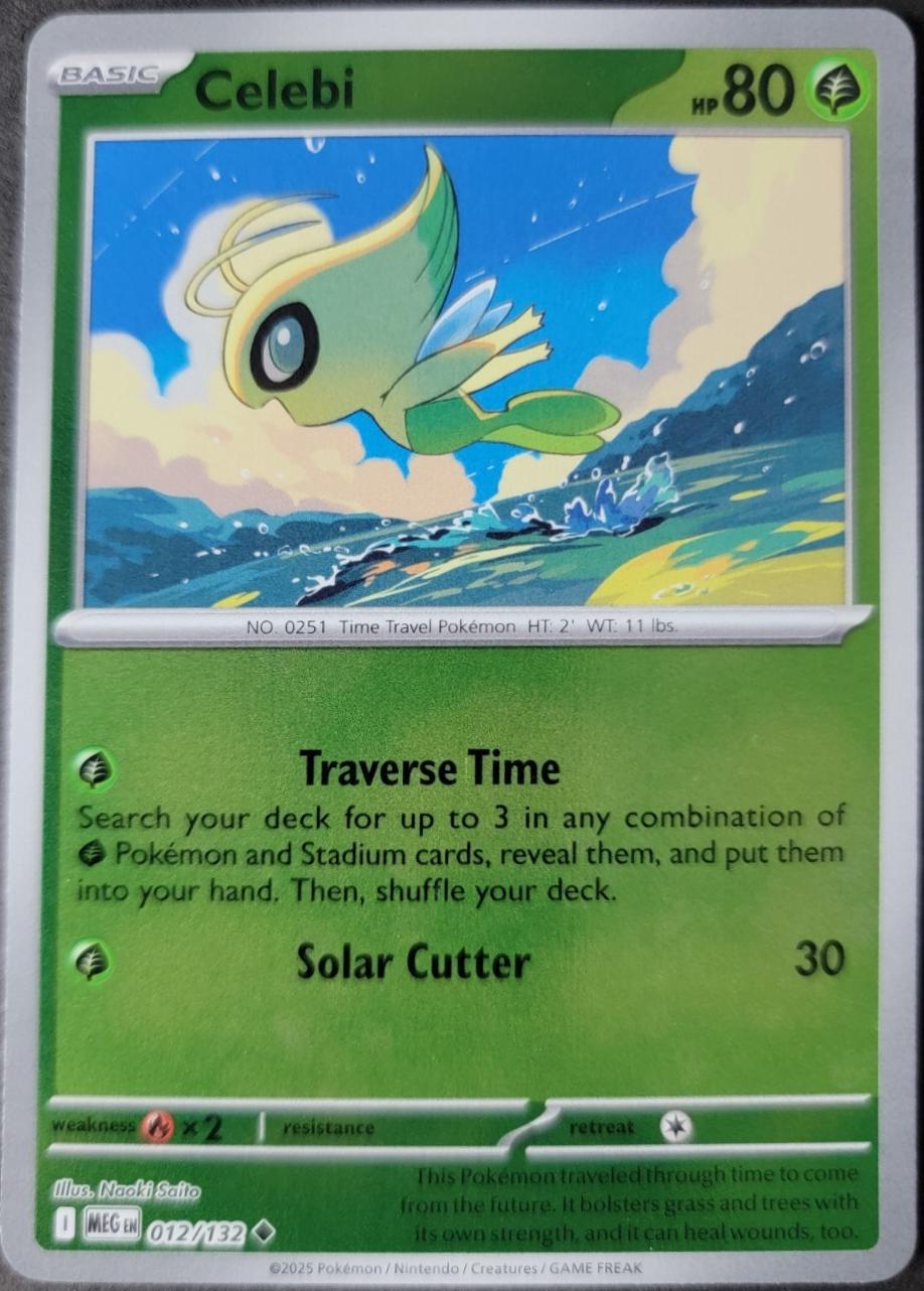 Celebi [012/132] - ME01: Mega Evolution (MEG) - Reverse Holofoil