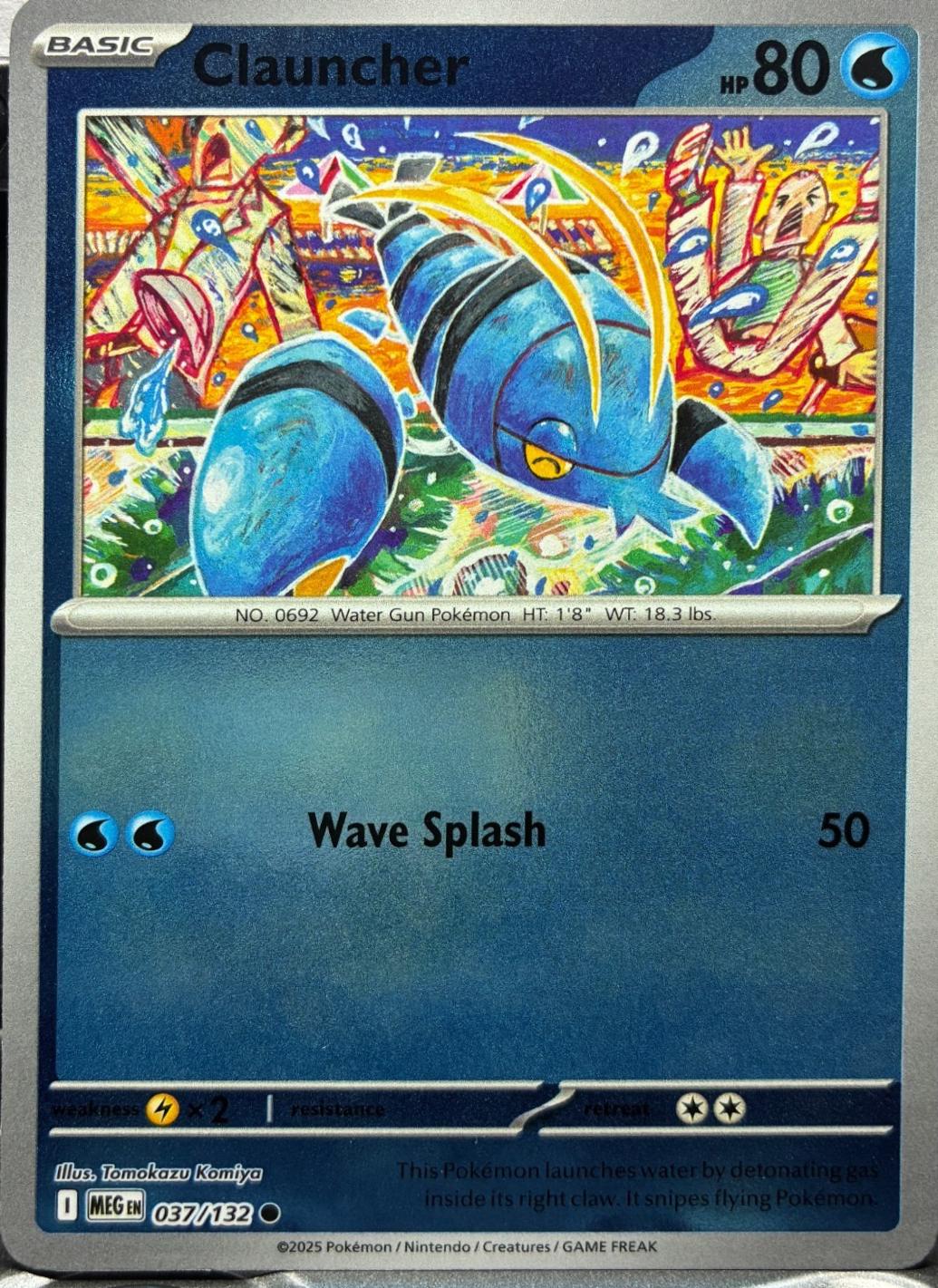 Clauncher [037/132] - ME01: Mega Evolution (MEG) - Reverse Holofoil