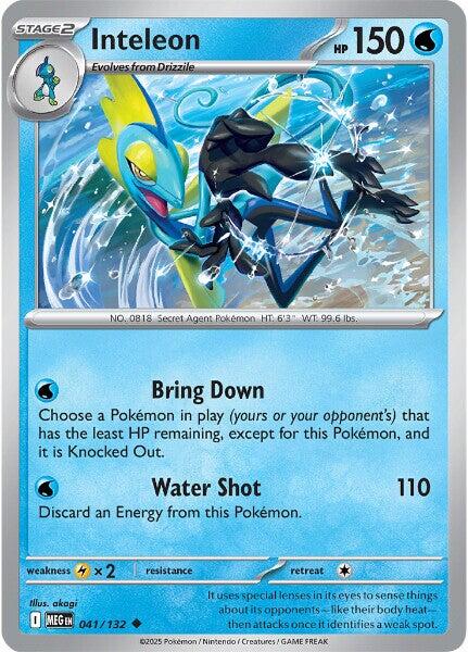Inteleon - 041/132 [041/132] - ME01: Mega Evolution (MEG)