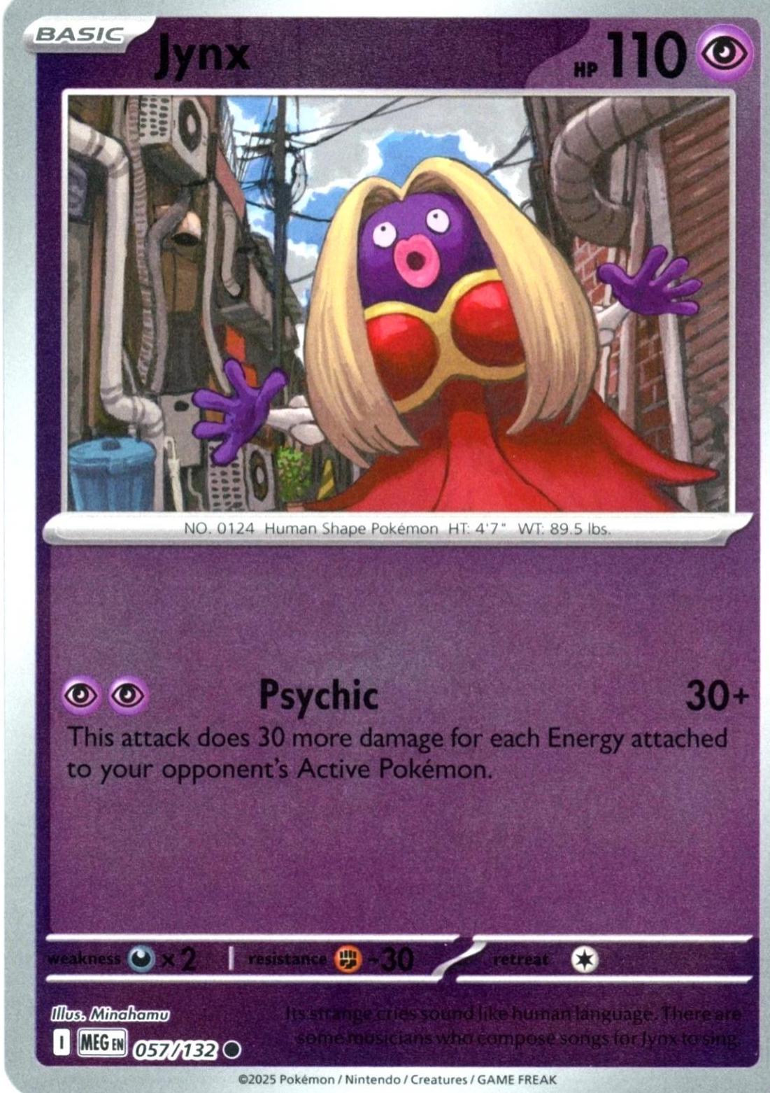 Jynx [057/132] - ME01: Mega Evolution (MEG) - Reverse Holofoil