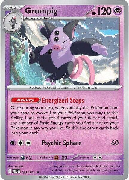 Grumpig [063/132] - ME01: Mega Evolution (MEG)