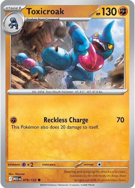 Toxicroak [079/132] - ME01: Mega Evolution (MEG)