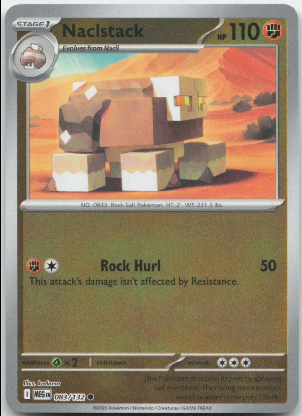 Naclstack [083/132] - ME01: Mega Evolution (MEG) - Reverse Holofoil