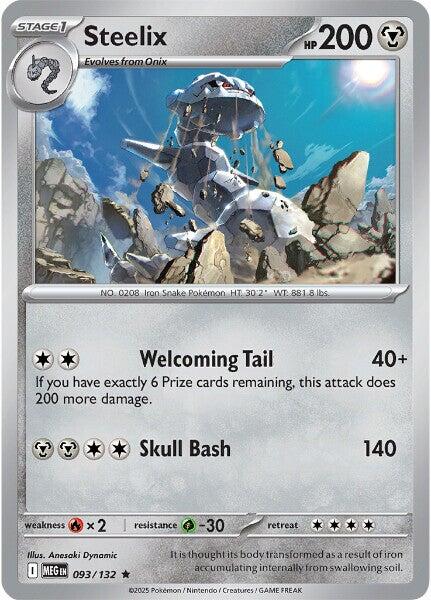 Steelix - 093/132 [093/132] - ME01: Mega Evolution (MEG) - Holofoil