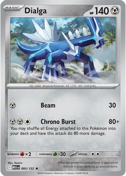 Dialga [095/132] - ME01: Mega Evolution (MEG) - Holofoil
