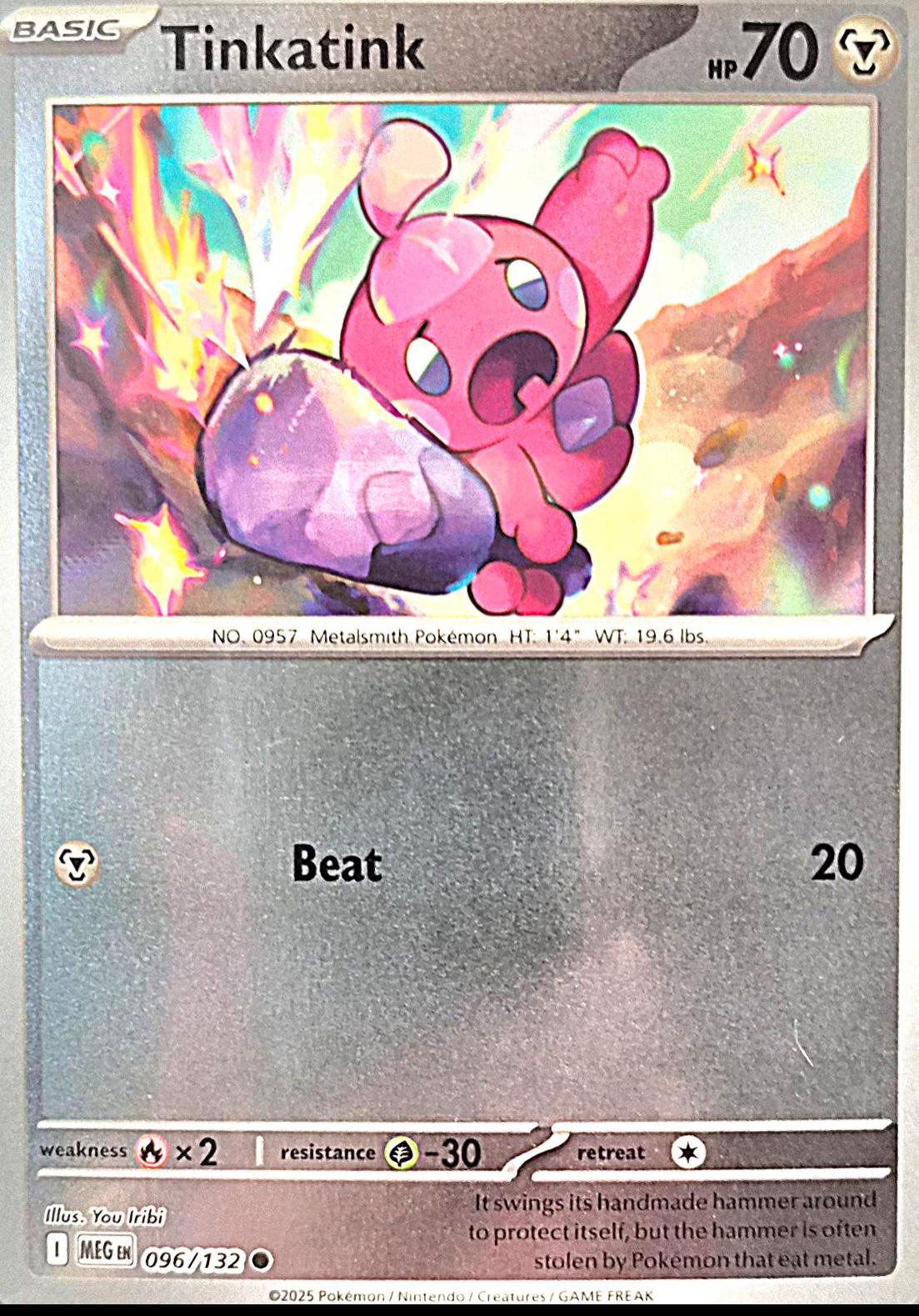 Tinkatink [096/132] - ME01: Mega Evolution (MEG) - Reverse Holofoil
