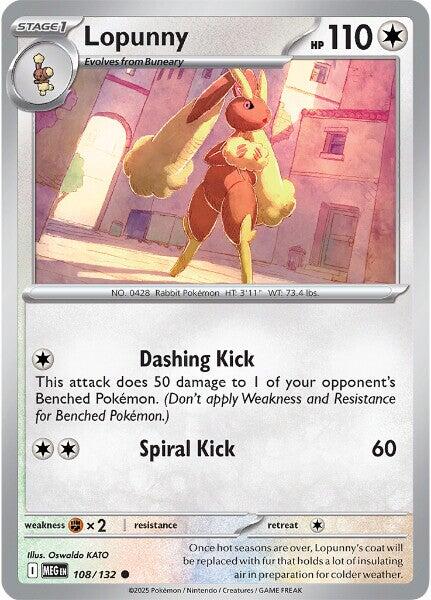 Lopunny [108/132] - ME01: Mega Evolution (MEG)