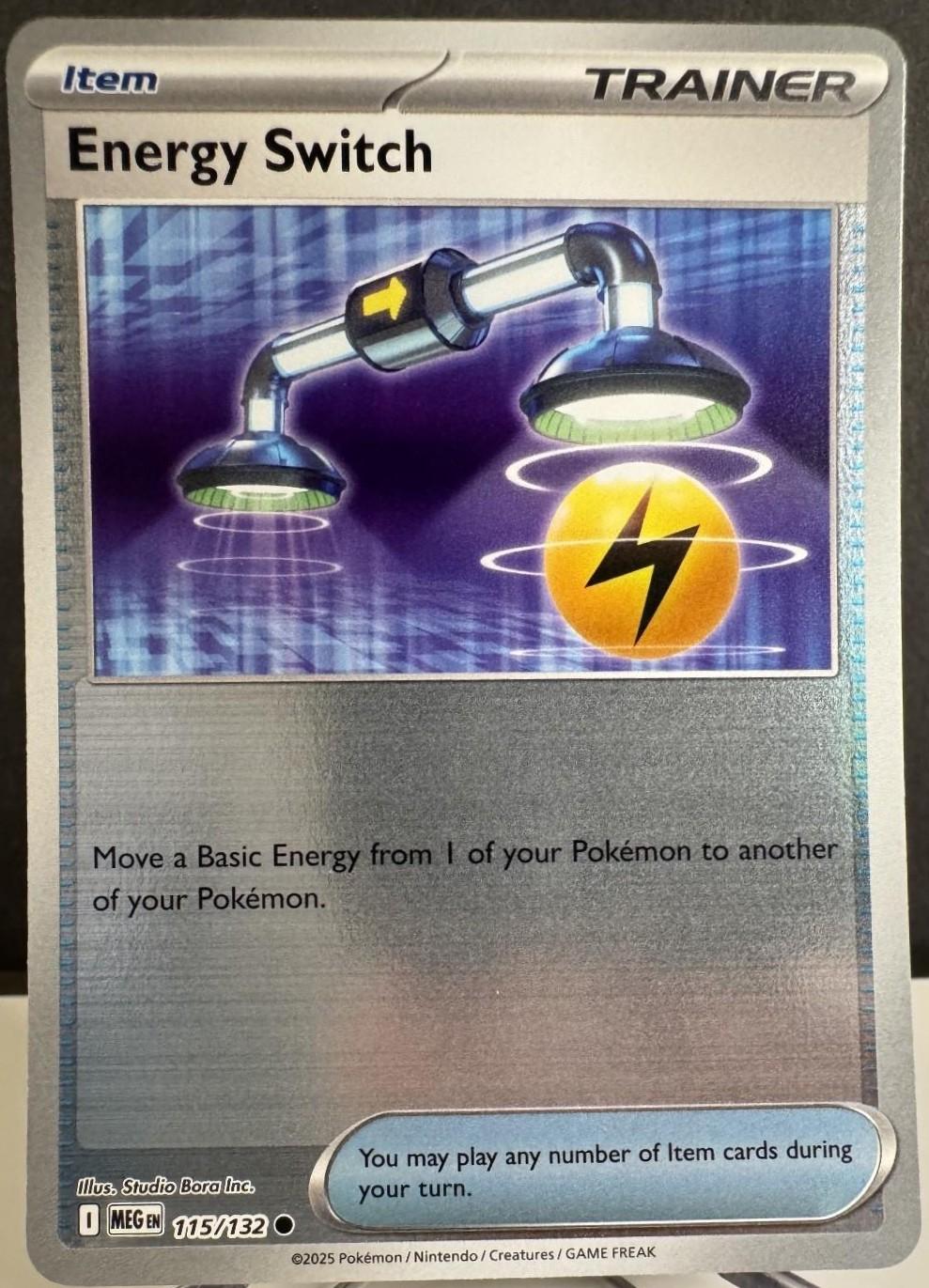 Energy Switch [115/132] - ME01: Mega Evolution (MEG) - Reverse Holofoil