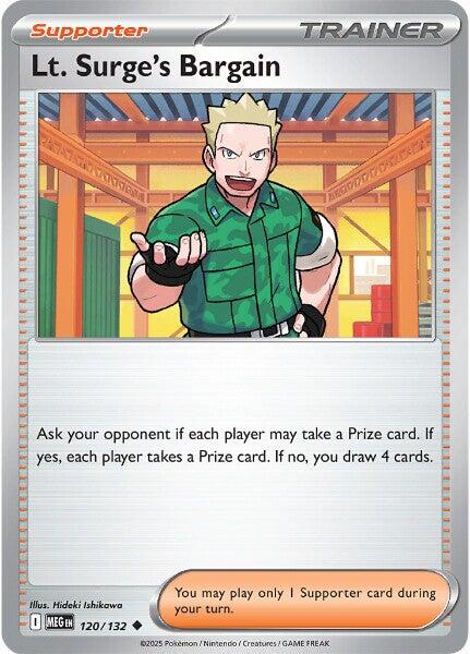Lt. Surge's Bargain - 120/132 [120/132] - ME01: Mega Evolution (MEG)