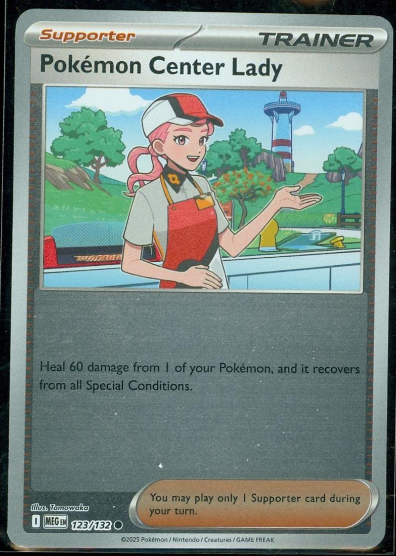Center Lady [123/132] - ME01: Mega Evolution (MEG) - Reverse Holofoil