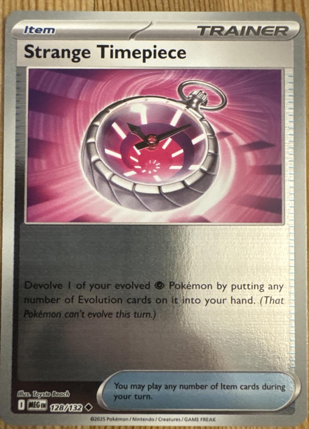 Strange Timepiece [128/132] - ME01: Mega Evolution (MEG) - Reverse Holofoil