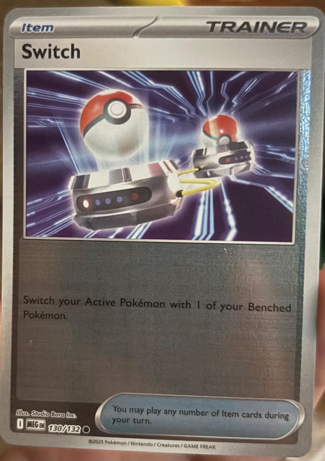 Switch [130/132] - ME01: Mega Evolution (MEG) - Reverse Holofoil