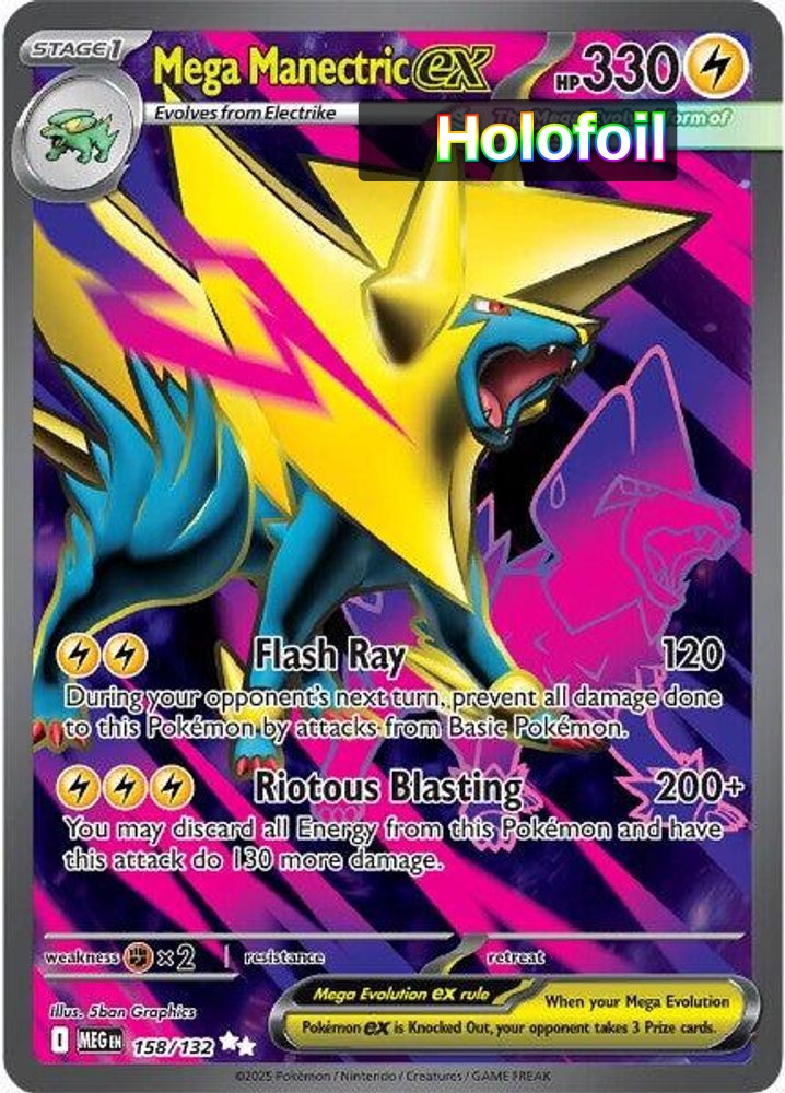 Mega Manectric ex - 158/132