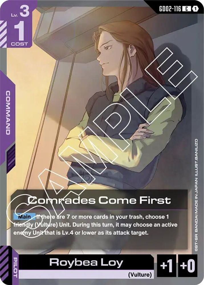 Comrades Come First