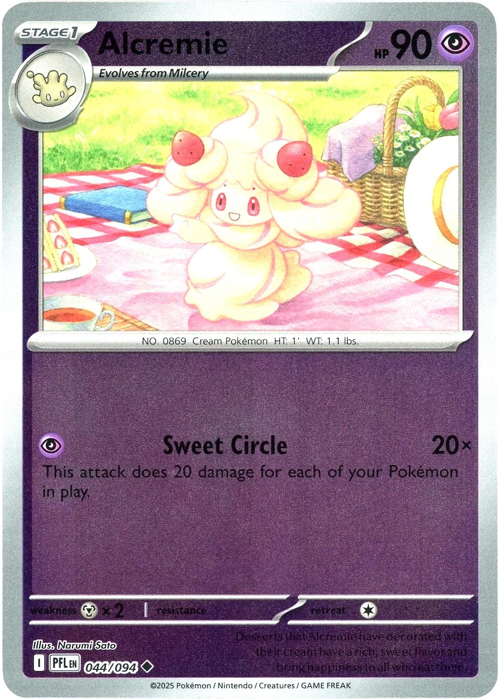 Alcremie [044/094] - ME02: Phantasmal Flames (PFL) - Reverse Holofoil
