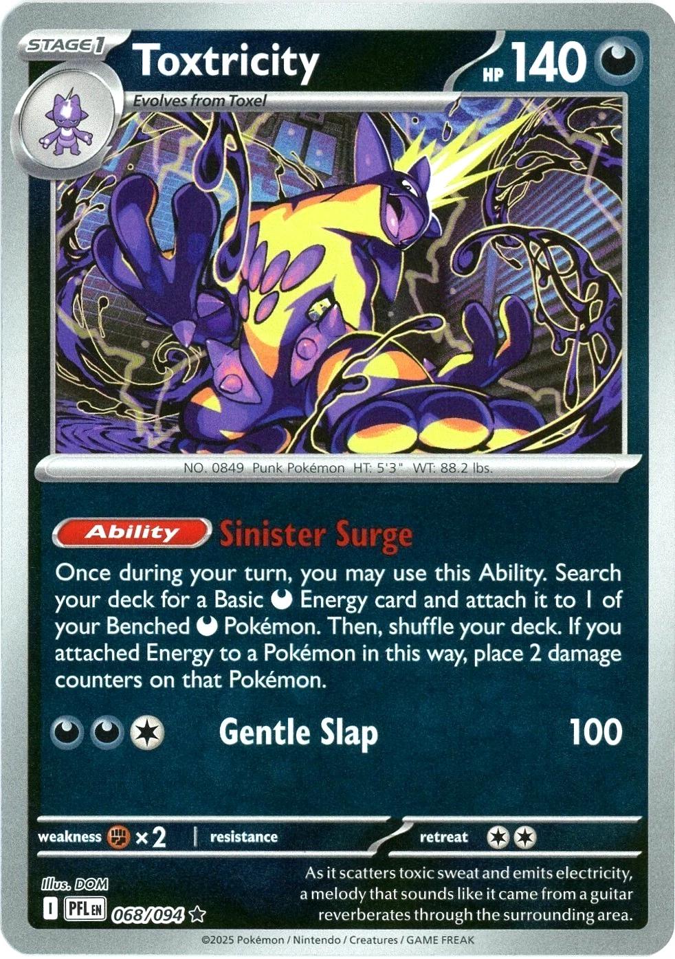 Toxtricity [068/094] - ME02: Phantasmal Flames (PFL) - Reverse Holofoil
