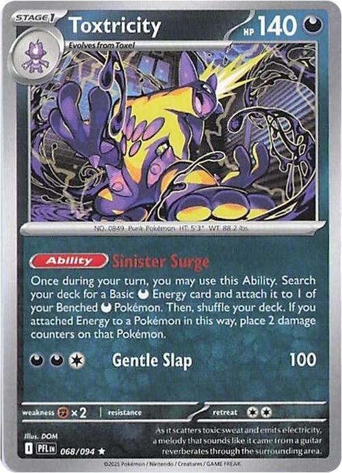 Toxtricity [068/094] - ME02: Phantasmal Flames (PFL) - Holofoil