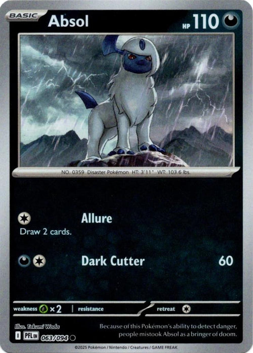 Absol [063/094] - ME02: Phantasmal Flames (PFL) - Reverse Holofoil