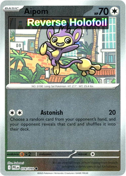 Aipom [078/094] - ME02: Phantasmal Flames - *Reverse Holofoil*