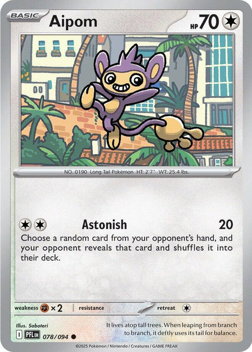 Aipom [078/094] - ME02: Phantasmal Flames (PFL)