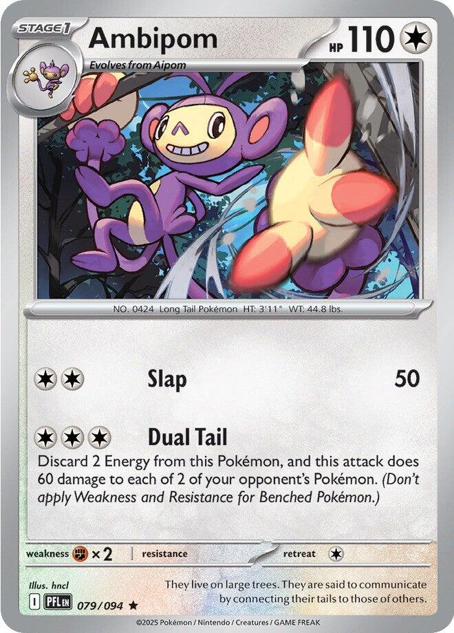 Ambipom - 079/094 [079/094] - ME02: Phantasmal Flames (PFL) - Holofoil
