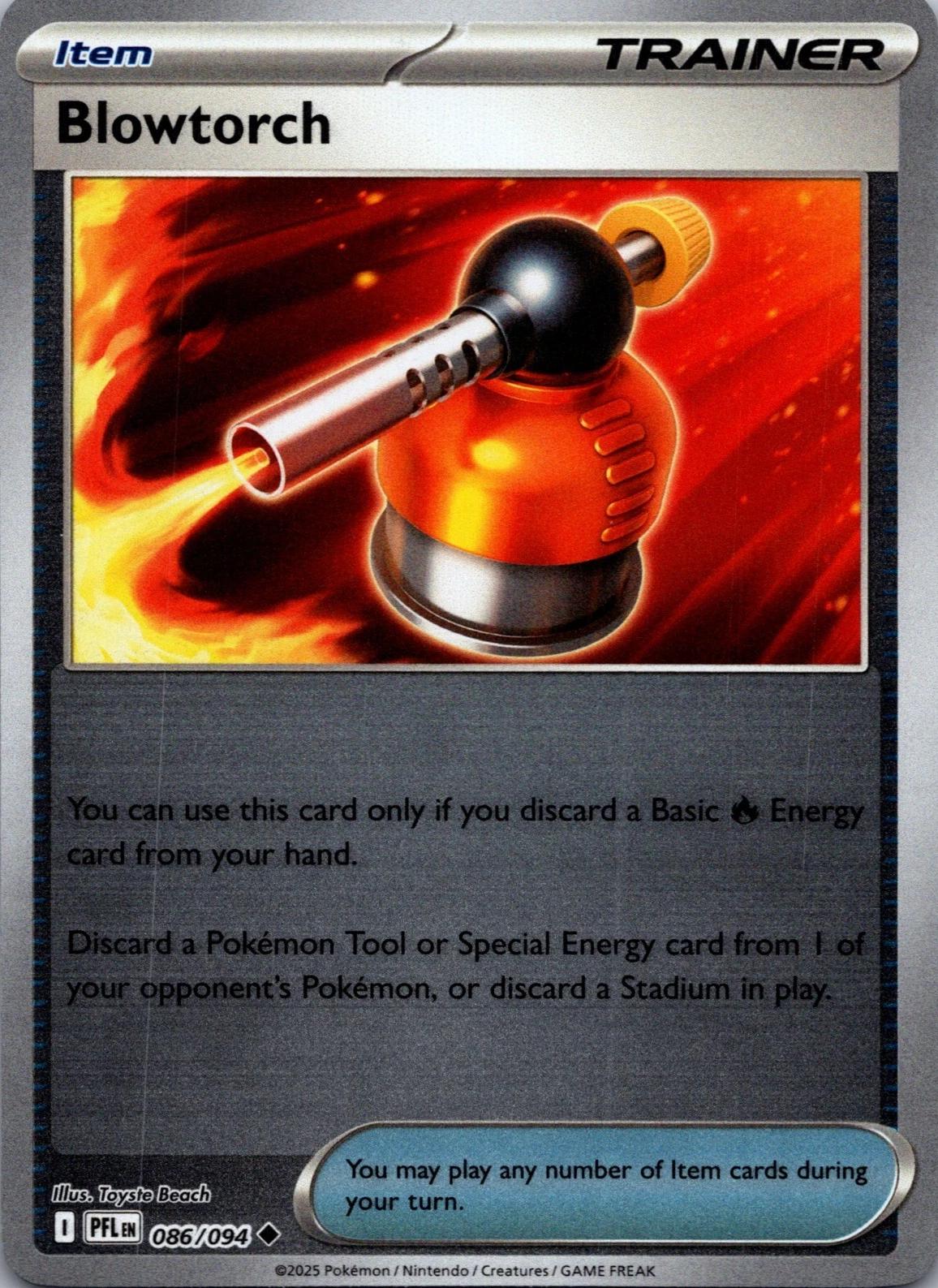 Blowtorch - 086/094 [086/094] - ME02: Phantasmal Flames (PFL) - Reverse Holofoil