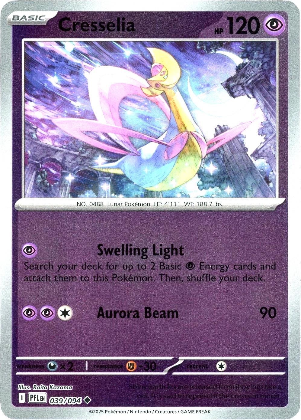Cresselia [039/094] - ME02: Phantasmal Flames (PFL) - Reverse Holofoil