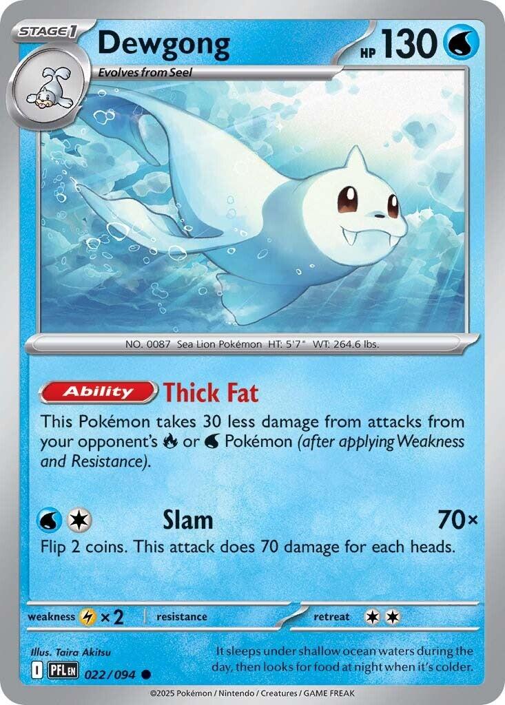 Dewgong - 022/094 [022/094] - ME02: Phantasmal Flames (PFL)