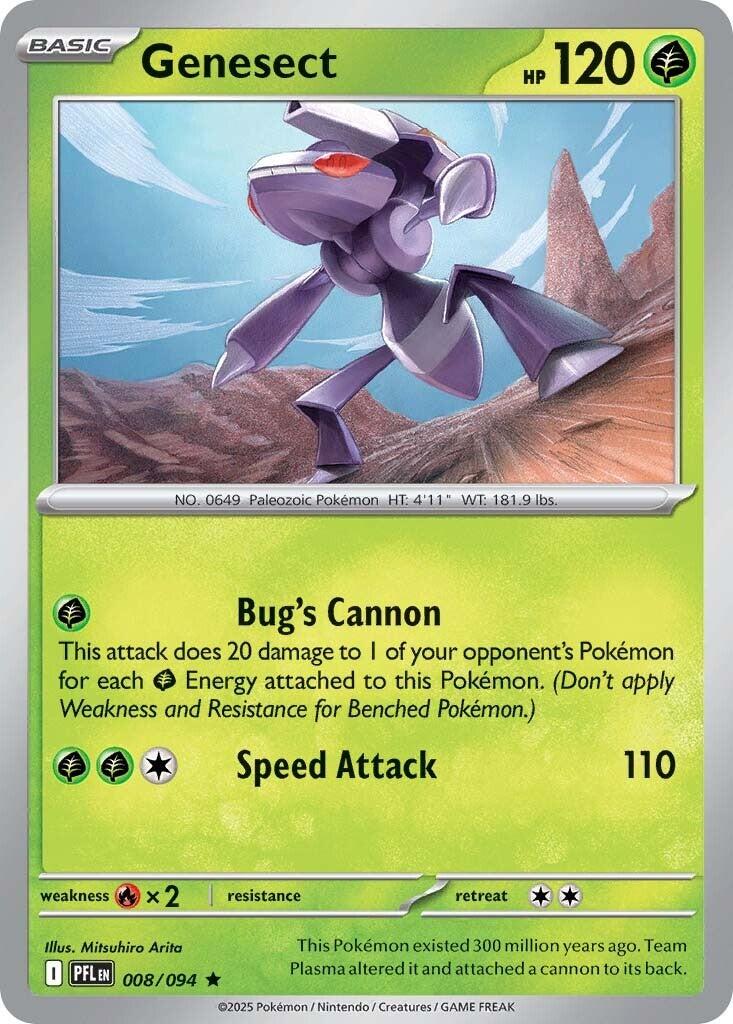 Genesect [008/094] - ME02: Phantasmal Flames (PFL) - Holofoil