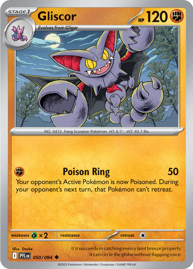 Gliscor [050/094] - ME02: Phantasmal Flames (PFL)