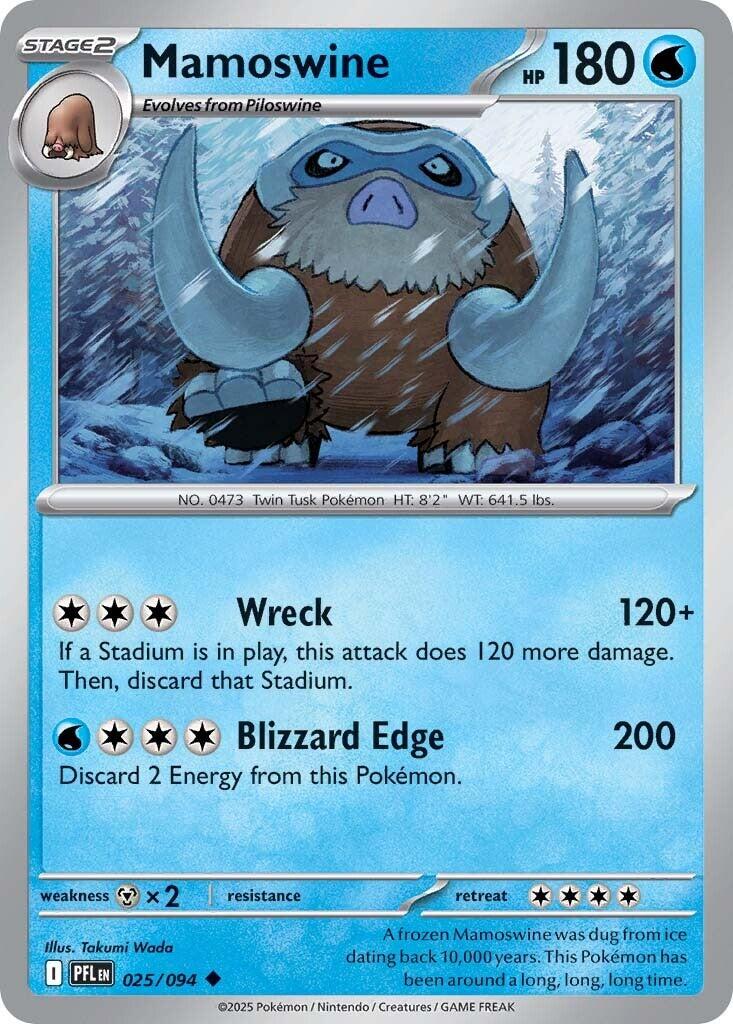 Mamoswine [025/094] - ME02: Phantasmal Flames (PFL)