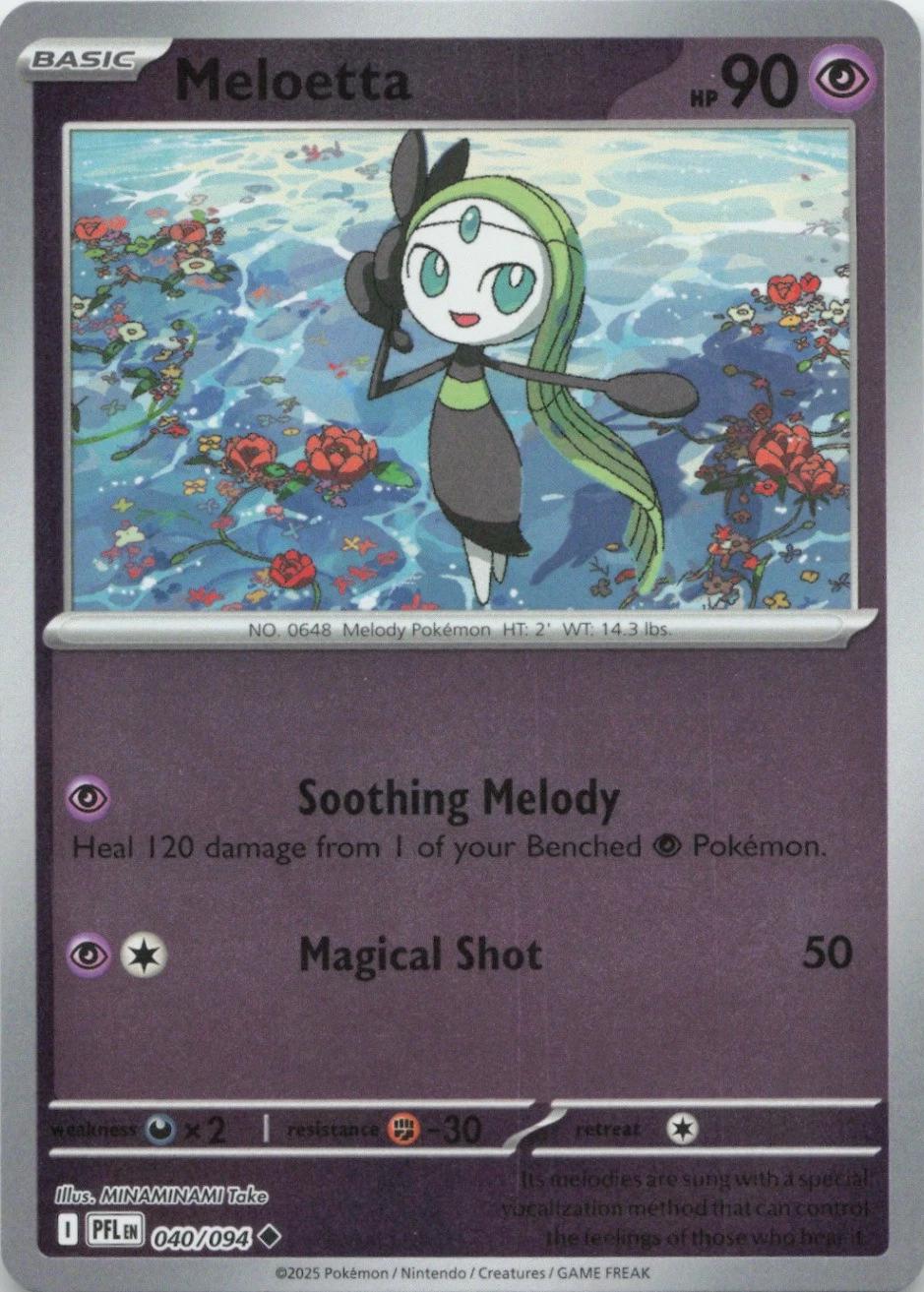 Meloetta [040/094] - ME02: Phantasmal Flames (PFL) - Reverse Holofoil