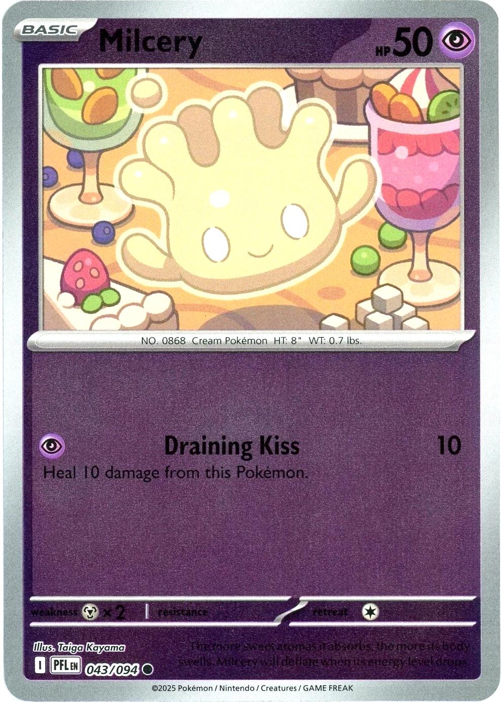 Milcery [043/094] - ME02: Phantasmal Flames (PFL) - Reverse Holofoil