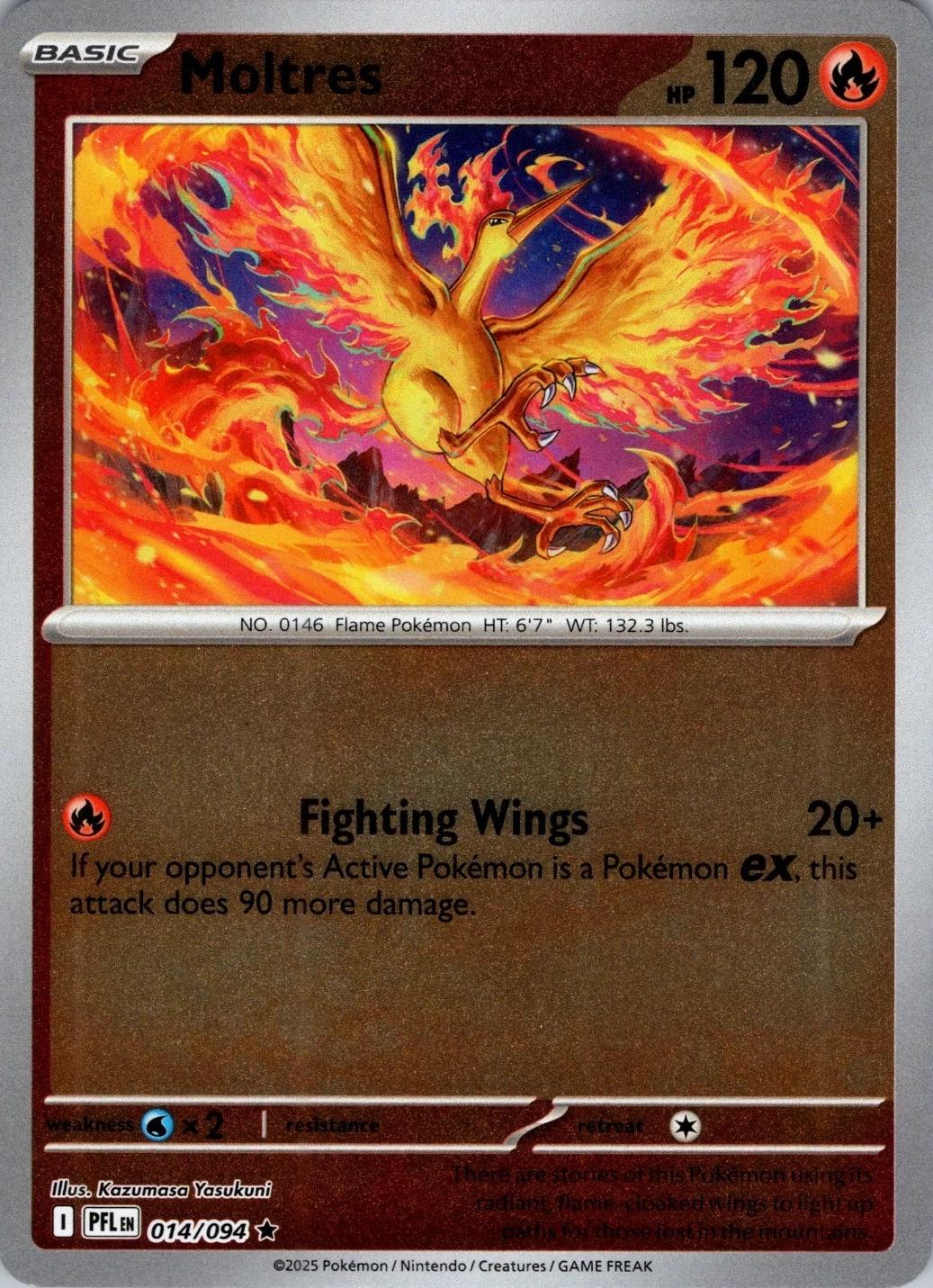 Moltres [014/094] - ME02: Phantasmal Flames (PFL) - Reverse Holofoil