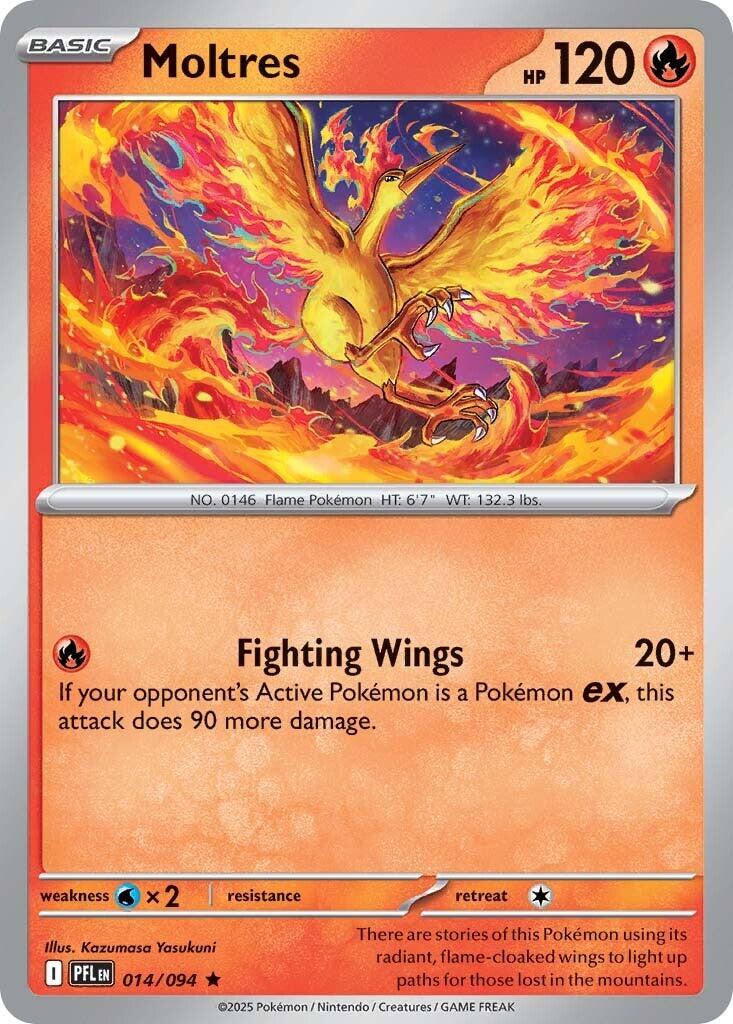 Moltres [014/094] - ME02: Phantasmal Flames (PFL) - Holofoil