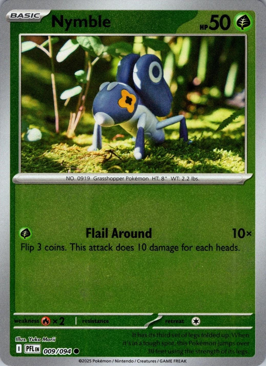 Nymble - 009/094 [009/094] - ME02: Phantasmal Flames (PFL) - Reverse Holofoil