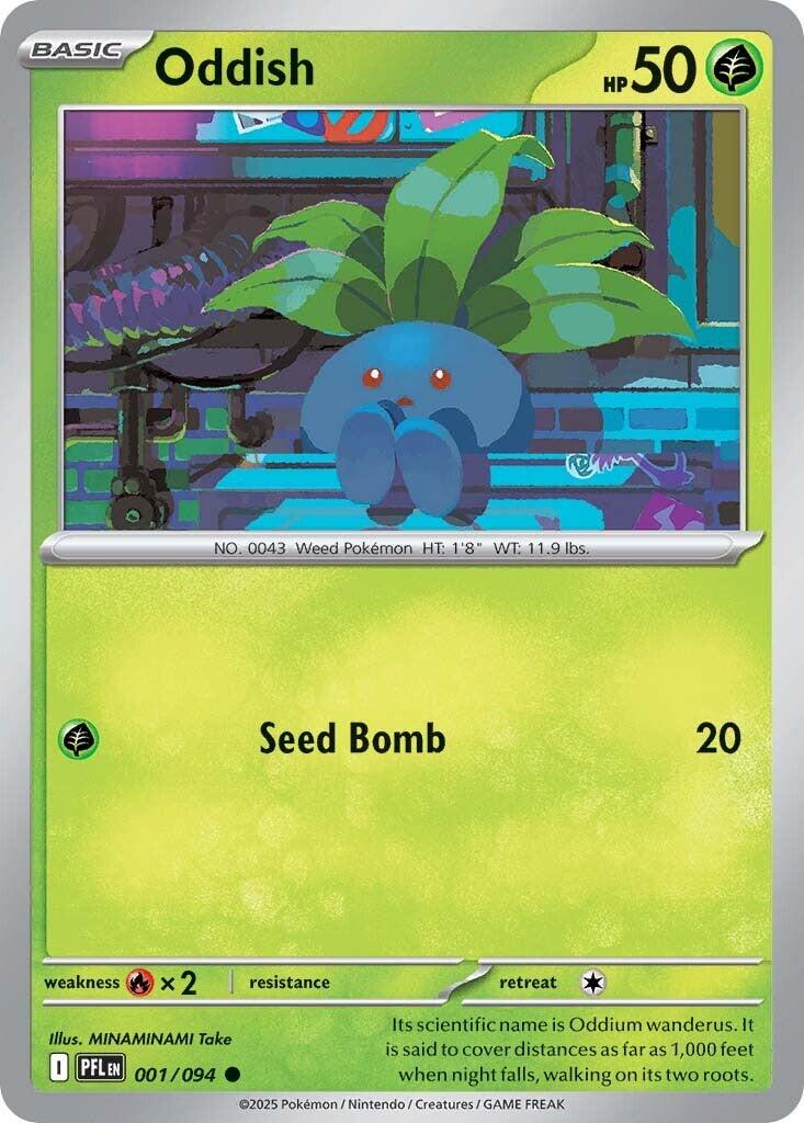 Oddish [001/094] - ME02: Phantasmal Flames (PFL)