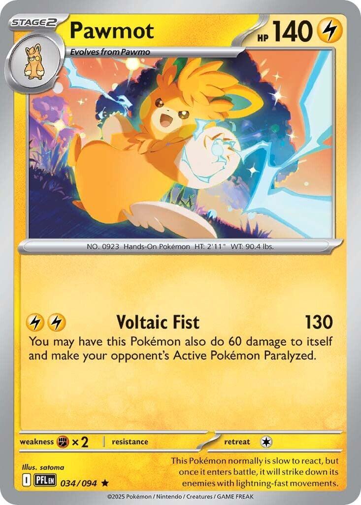 Pawmot [034/094] - ME02: Phantasmal Flames (PFL) - Holofoil