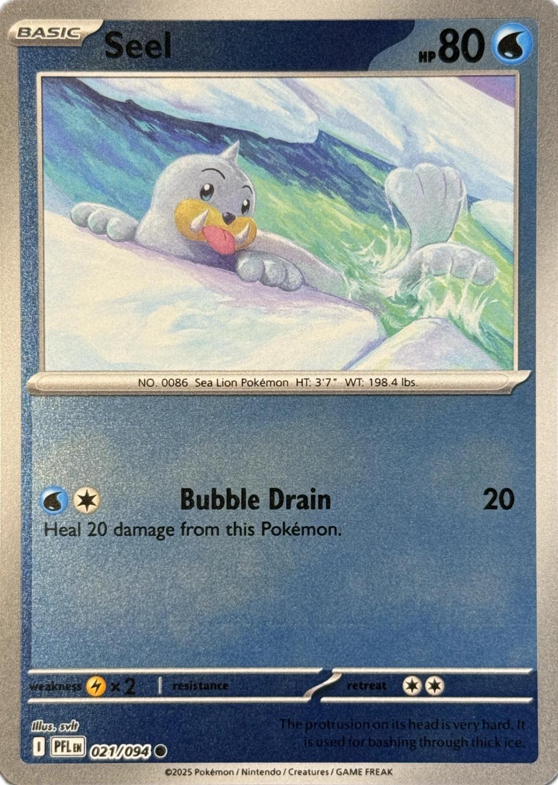 Seel [021/094] - ME02: Phantasmal Flames (PFL) - Reverse Holofoil
