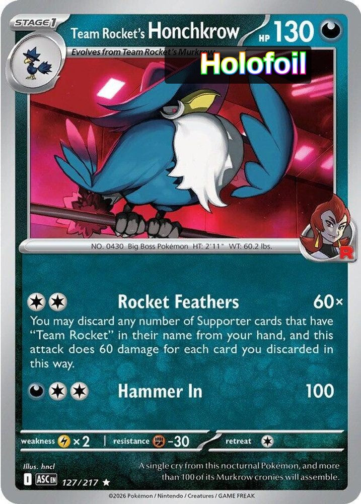 Team Rocket's Honchkrow