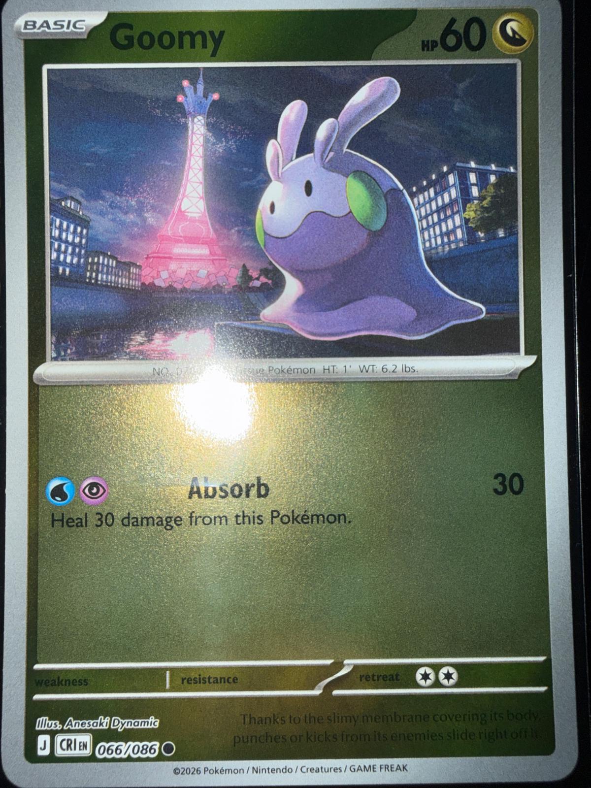 Goomy [066/086] - ME04: Chaos Rising (CRI) - Reverse Holofoil