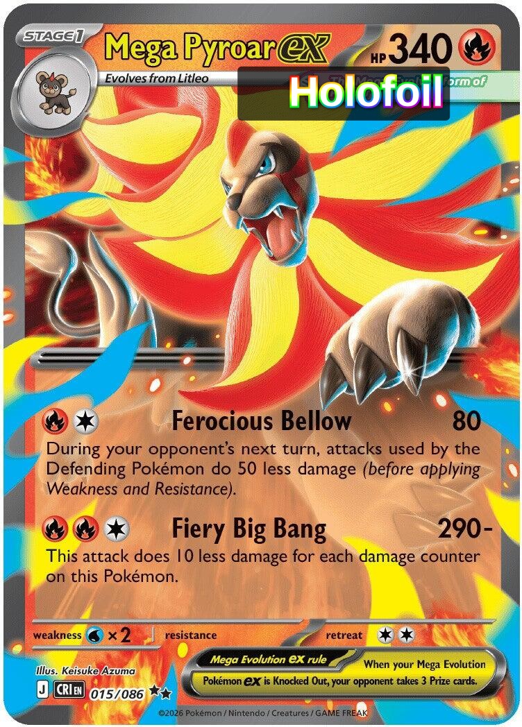 Mega Pyroar ex - 015/086