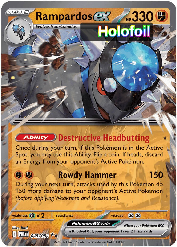 Rampardos ex - 045/084