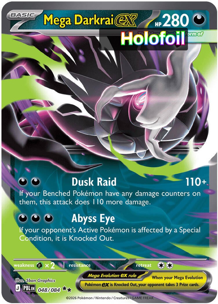 Mega Darkrai ex - 048/084