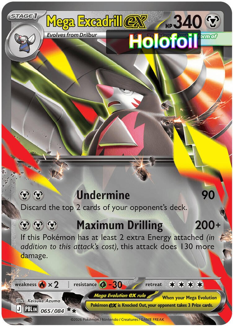 Mega Excadrill ex - 065/084