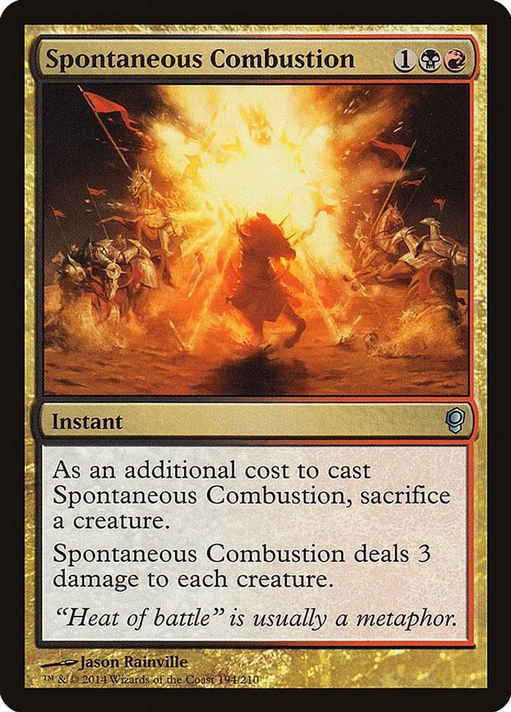 Spontaneous Combustion